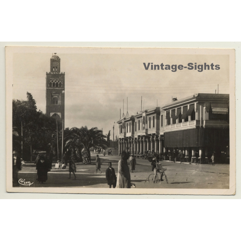 Morocco: La Kououbia - Base Aérienne De Marrakech (Vintage RPPC 1941)