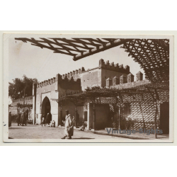 Oujda: Bab Abdelouad (Porte Des Têtes) / D.A.T. Maroc (Vintage RPPC 1941)