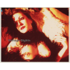 Topless Dreamy Showgirl / Feather Boa - Boobs (Vintage Photo 1980s)