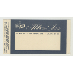 The Hilton Inn - Atlanta / USA (Vintage Postal Label)