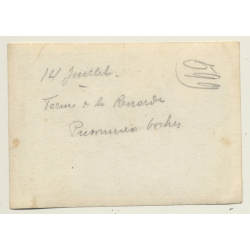 France: Terme À La Renarde - Prisonniers Boches WW1 (Vintage Photo ~1910s)