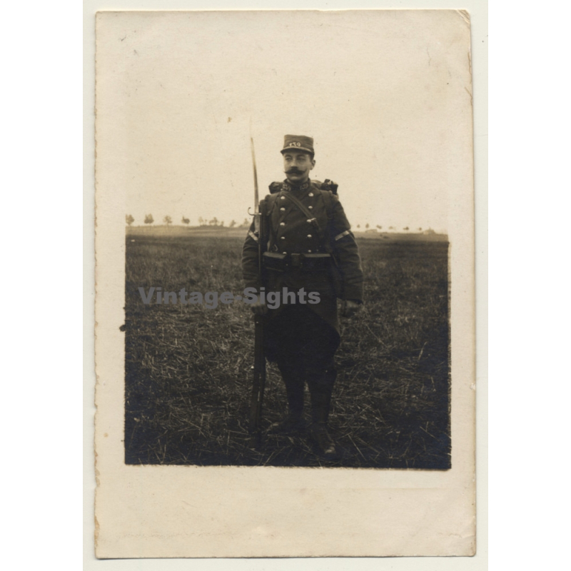 France: Soldat Du 139ème Régiment D'Infanterie WW1 (Vintage Photo 1914) France: Soldat Du 139ème Régiment D'Infanterie WW1 (Vintage Photo 1914)