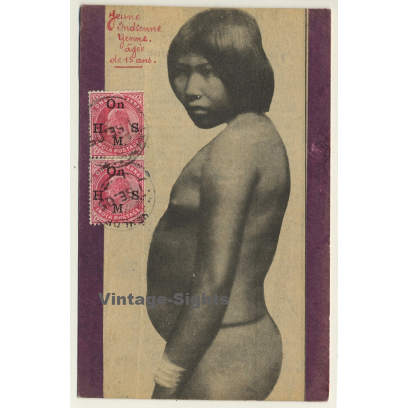 India: Jeune Indienne Yenne / Ethnic (Vintage PC 1905)