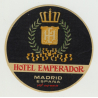 Hotel Emperador - Madrid / Spain (Vintage Luggage Label)