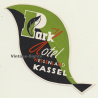 Kassel / Germany: Park Hotel Hessenland (Vintage Luggage Label)