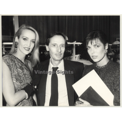 Caroline De Monaco / Marc Bohan / Jerry Hall (Vintage Press Photo 1996)