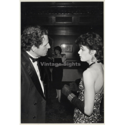 Stephanie De Monaco & Patrick Poivre D'Arvor At Maxim's (Vintage Press Photo 1985)