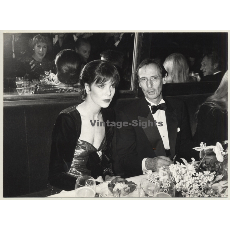 Caroline De Monaco & Marc Bohan At Maxim's *2 (Vintage Press Photo 1985)