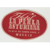 Hotel La Perla Asturiana - Madrid / Spain (Vintage Luggage Label)