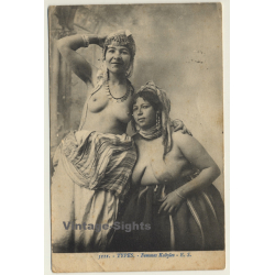 Algeria: Femmes Kabyles / Semi Nude - Ethnic (Vintage PC 1917)