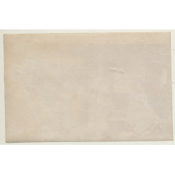 Japan: 3 Geishas On Porch Of Minka / Meiji Period (Vintage Hand Tinted Photo ~1890s)