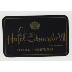Hotel Eduardo VII - Lisboa / Portugal (Vintage Luggage Label)