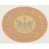 Antwerp - Anvers / Belgium: Grand Hotel De Londres (Vintage Luggage Label)