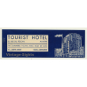 Antwerp - Anvers / Belgium: Tourist Hotel (Vintage Luggage Label)