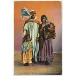 Maghreb: Famille Mauresque / Berber - Ethno (Vintage PC LL. 1910)