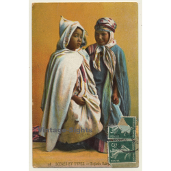 Algeria: Scènes Et Types: Enfant Kabyles / Ethno (Vintage PC 1908)