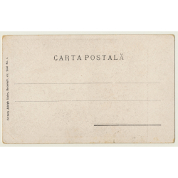 Sweet Girl With Rhythmic Gymnastics Hoop (Vintage Postcard ~1900s)