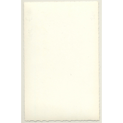 Racy Blonde Semi Nude *1 / Rear View - Butt Flash - Pin-Up (Vintage RPPC ~1950s)