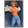 Aslan: Nude Pin-Up *3 Chantal / Risqué (Vintage Pin-Up PC ~1980s)