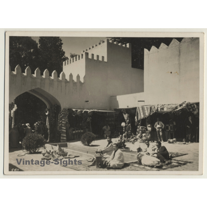 Morocco: Dans Les Soukhs / Market - Maghreb (Vintage Photo ~1940s/1950s)