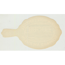 Rhein-Hotel Spiegel - Boppard Am Rhein / Germany (Vintage Luggage Label)