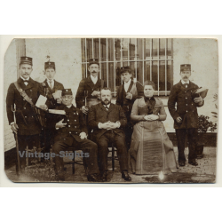 Bruxelles: Group Of Postmen / Groupe De Facteurs De Poste (Vintage Photo ~1900s/1910s)