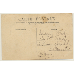 Petite French Nude On Stool / Turban - Boudoir (Vintage PC ~1910s/1920s)