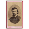 P. Morren / Louvain: Unidentified Bearded Man (Vintage Carte De Visite / CDV ~1890s)