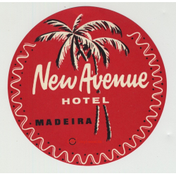 New Avenue Hotel - Madeira / Portugal (Vintage Luggage Label)