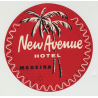 New Avenue Hotel - Madeira / Portugal (Vintage Luggage Label)