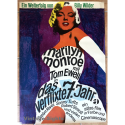 Marilyn Monroe: Das Verflixte 7. Jahr (Vintage A1 Movie Poster 1966)
