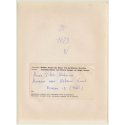 Bruxelles: Musées Royaux Des Beaux Arts De Belgique *13 / Niveau -2 Architecture (Vintage Press Photo 1984)