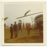 Congo: King Baudouin & Queen Fabiola About To Enter Helicopter (Vintage Photo 1970)
