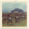 Congo: Native Dance Performance / Visit King Baudouin & Queen Fabiola (Vintage Photo 1970)