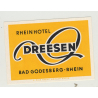 Rheinhotel Dreesen - Bad Godesberg / Germany (Vintage Luggage Label)
