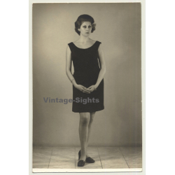 Gaspar Rul-lán: Mallorcan Woman In Little Black Dress (Vintage