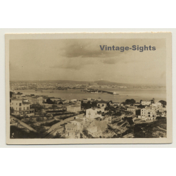 Baleares: View Onto Palma De Mallorca & Port (Vintage Photo 1932)