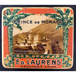 Prince De Monaco - Ed. Laurens (Vintage Cigarette Tin Box ~ 1920s)