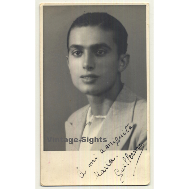 Gaspar Rul-Lan: Handsome Androgynous Man / Gay INT (Vintage Photo  ~1930s)