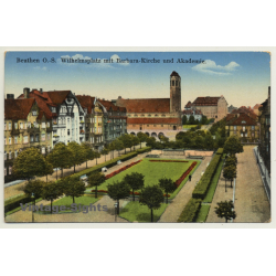 Beuthen - Bytom / Poland: Wilhelmsplatz - Oberschlesien (Vintage PC ~1910s/1920s)