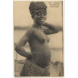 Collection Fortier: Afrique Occidentale - Jeune Agni / Semi Nude - Ethnic (Vintage PC...