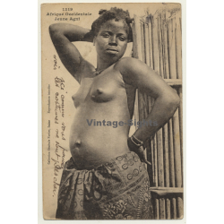 Collection Fortier: Afrique Occidentale - Jeune Agni *3 / Semi Nude - Ethnic (Vintage...
