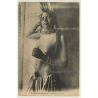 Le Maroc Illustré - Danseuse Marrocaine / Semi Nude - Ethnic (Vintage PC ~1910s/1920s)