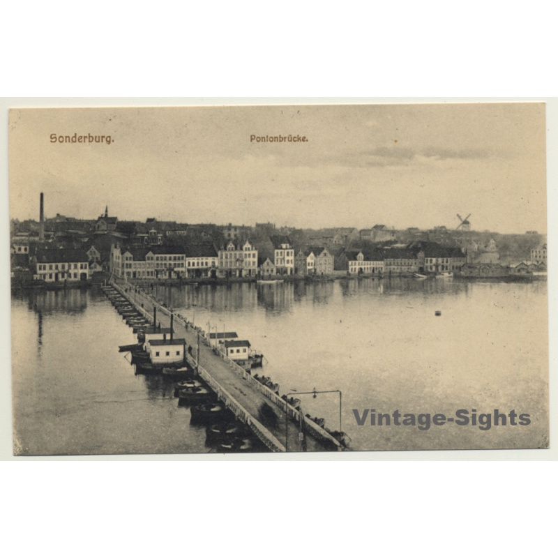 Sonderburg / Denmark: Pantonbrücke - Panton Bridge (Vintage PC) Sonderburg / Denmark: Pantonbrücke - Panton Bridge (Vintage PC)