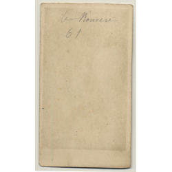 Belgium: Portrait Of M. De Bouvere (Vintage CDV / Carte De Visite ~1860s/1870s)