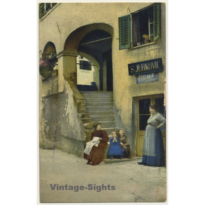 Volosko / Croatia: Restaurant Konoba Tramerka (Vintage Artist PC)