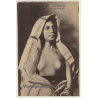 Africa: Egyptian Young Girl / Semi Nude - Ethnic (Vintage PC ~1910s)