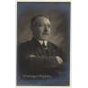 Portrait Of Unidentified Belgian Man *1 / Moustache (Vintage RPPC  ~1910s/1920s)