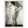 Nude Study: Back Of Mature Woman (Vintage Amateur Photo 70s)