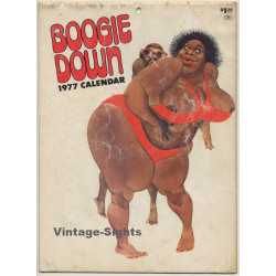 Vintage 1977 Boogie Down Calendar / Risqué - Erotica - Pinup
